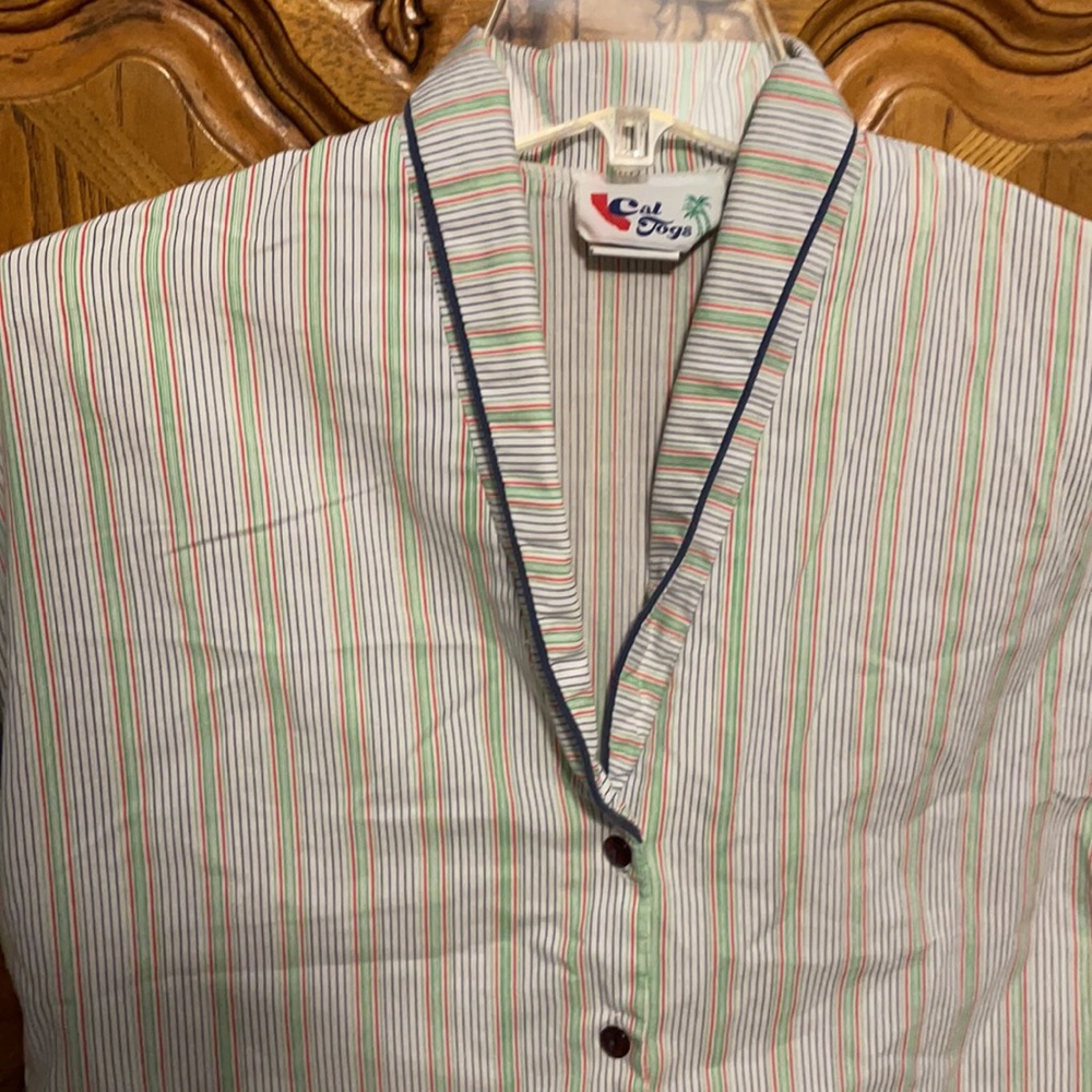 Vintage Striped Button Up - image 3